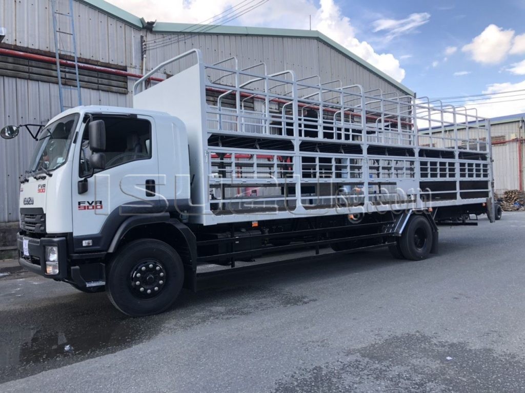 Xe tải Isuzu 8 tấn thùng chở xe máy 